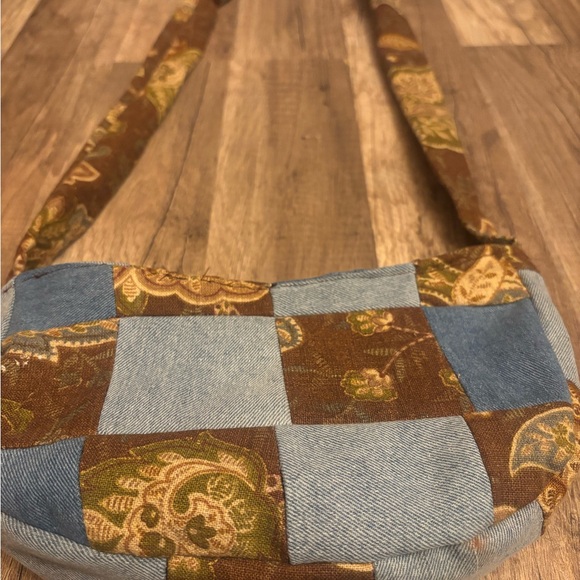 Handmade patchwork shoulder bag 🤎 - Picture 3 of 4